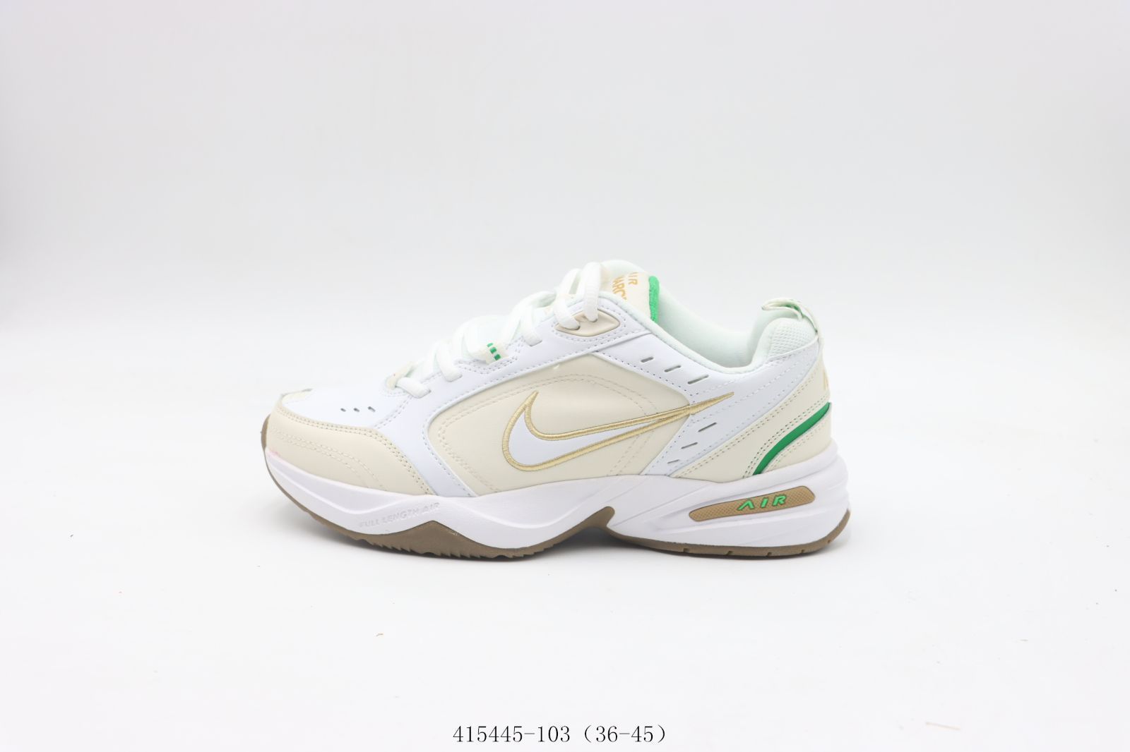【今日特価】ナイキ ランニングシューズ 米白緑 415445-103（Beige-Green）