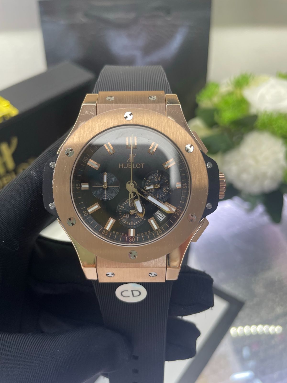 HUBLOT ユーボ メンズ腕時計｜クオーツ×クロノグラフ｜本日限定特価新品未使用