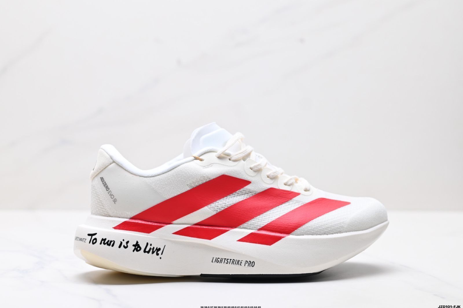 アディダス Adizero Evo SL 快適・マルチマッチ・滑り止め・耐磨耗 ロートップ カジュアルランニングシューズ