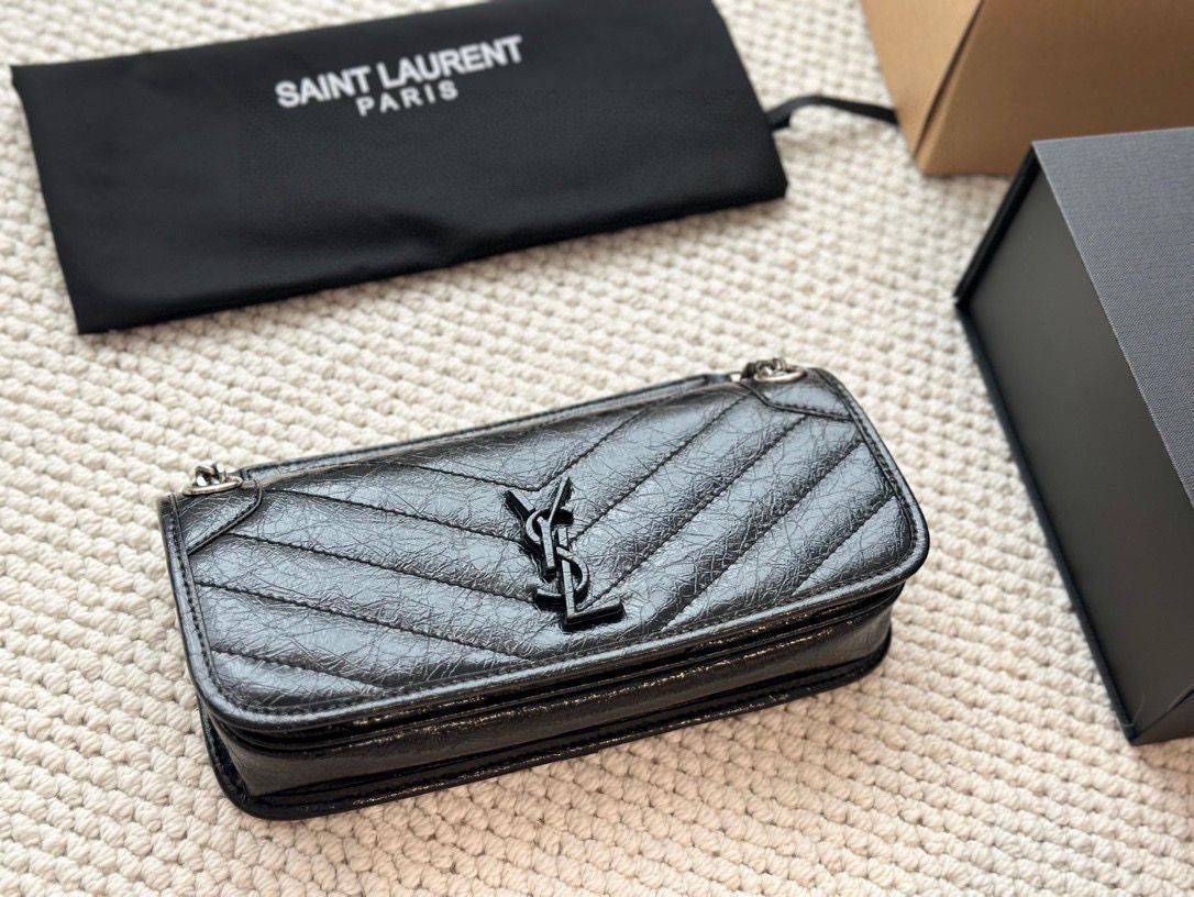 【今日特価】YSL Niki Baguette イエスサンローラン ニキ バゲット（27×13cm）