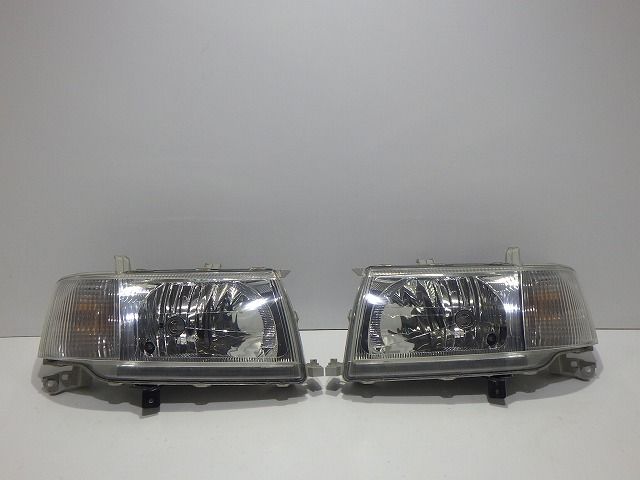 プロボックス　ヘッドライト　左右　ハロゲン　NCP51/55　52-075　レベ付　81170/81130-52710　後期　コーティング　260604243