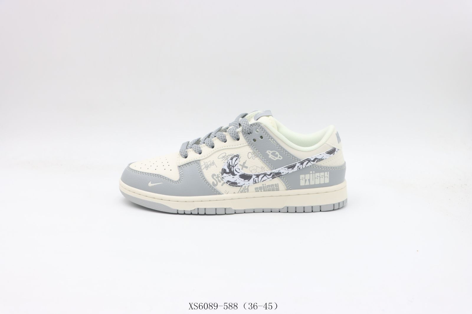 【今日特価】NIKE ナイキ ナイキ SB ローカットスケートシューズ ホワイトグレーストーシー XS6089-588