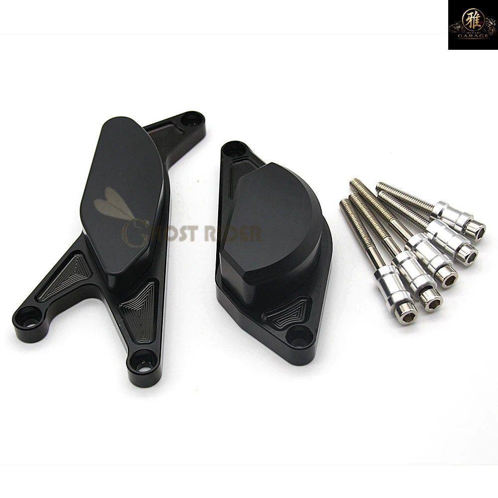 GSR750 GSR 750 2012 2013 2014 +POM FULL SET ENGINE CRASH PADS FRAME SLIDERS PROTECTOR