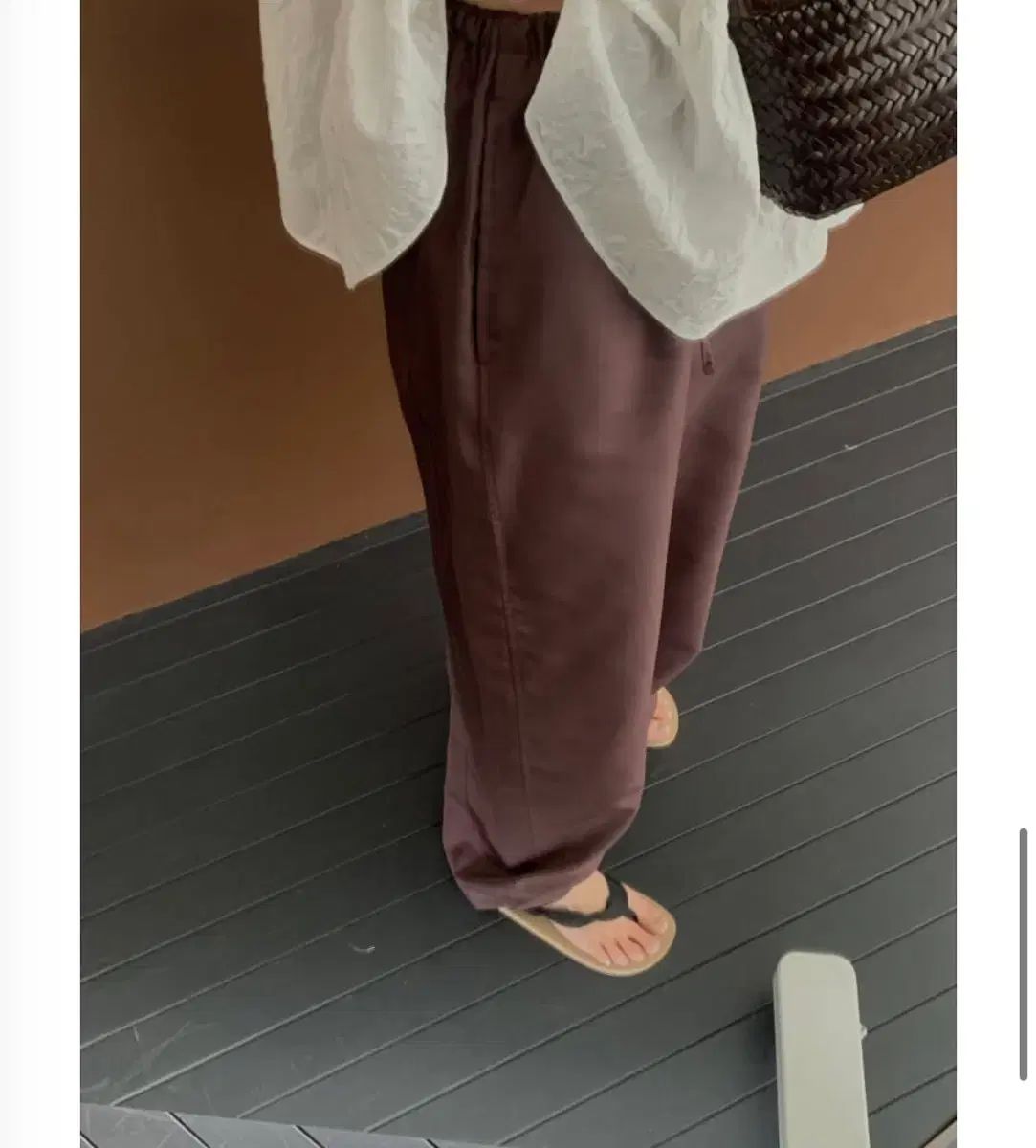 バスケット エディパンツ ブラウン 新品