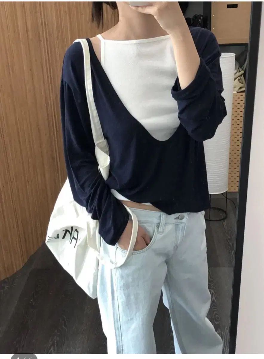 CU 순 터치 リネンT