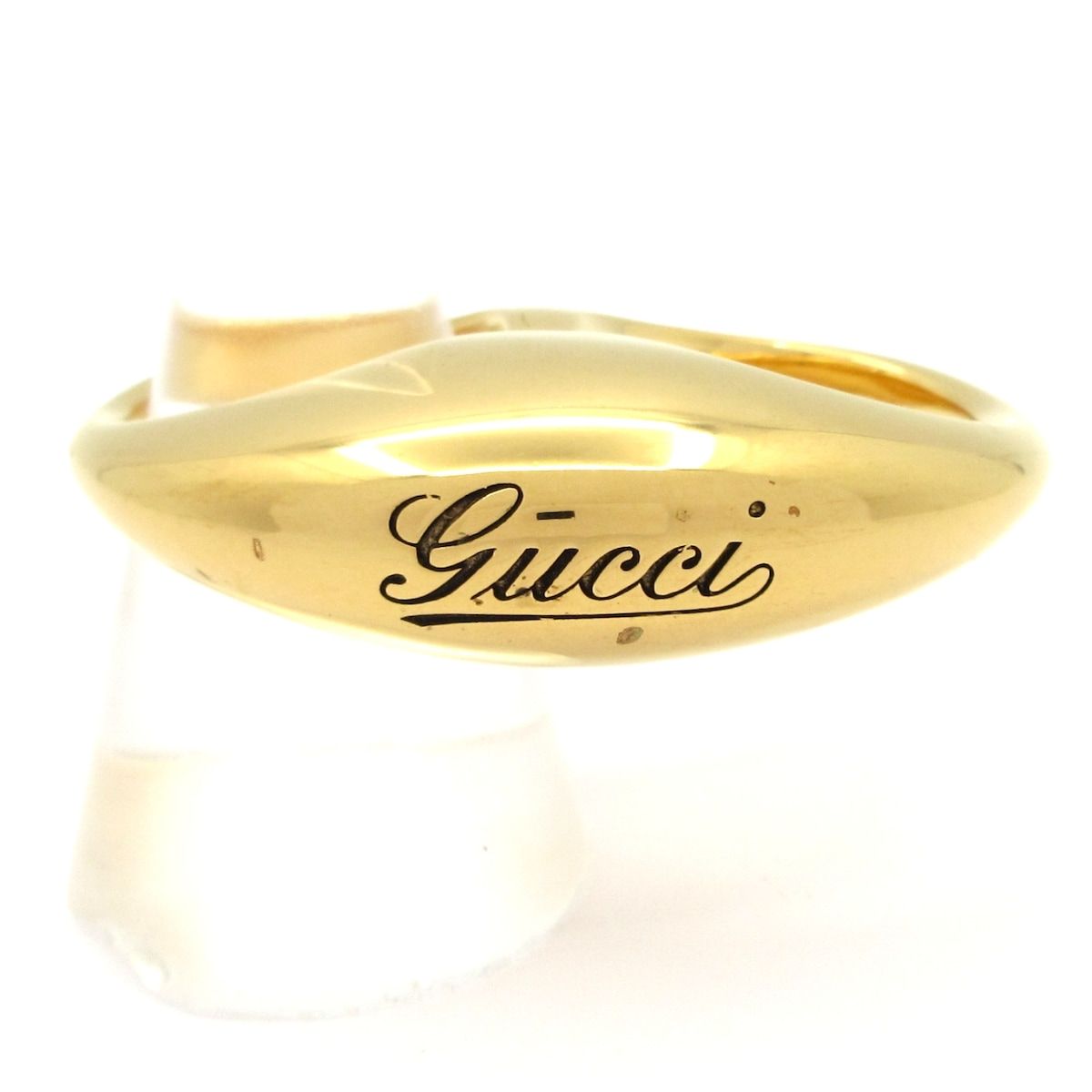 GUCCI(グッチ) リング M美品 - ゴールド ダブルフィンガー/マリーナ