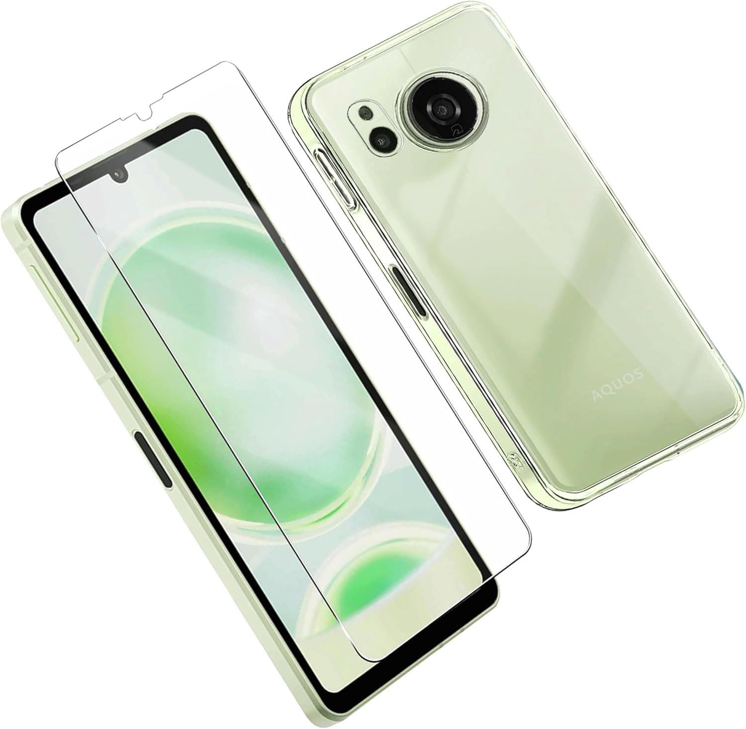 1+1】 for AQUOS sense8 SH-54D / SHG11 / SH-M26 ガラスフィルム+