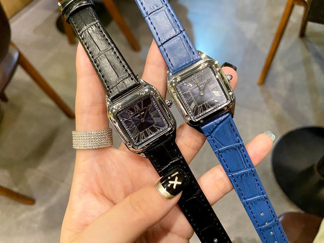 【今日特価】Cartier サントス?デュモン スリム コレクション腕時計