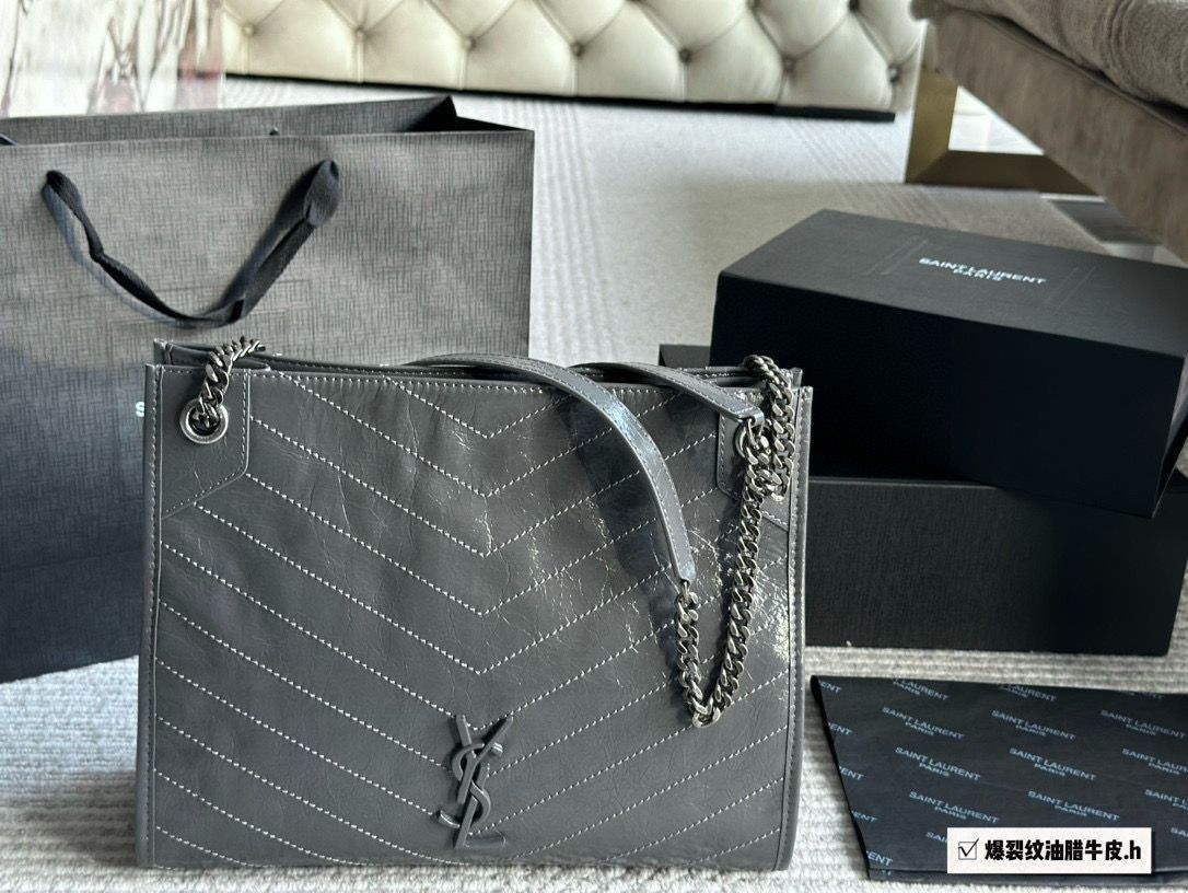 【今日特価】YSL Niki Shopping Bag ワイエスエル ニキ ショッピング バッグ-WTO輸入3