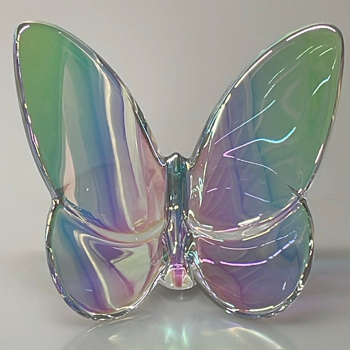 Baccarat(バカラ) 小物美品 ラッキーバタフライ イリゼクリア 置物/蝶々