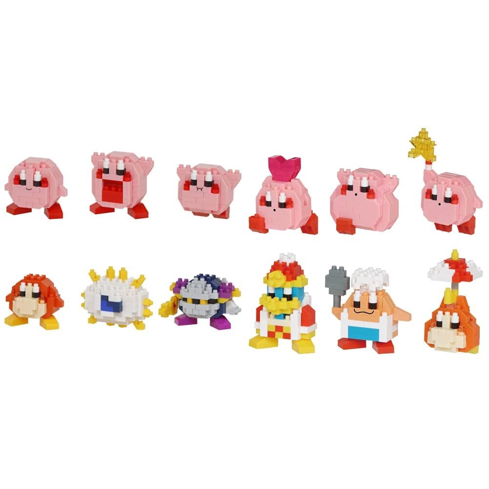 新品 【カワダ 星のカービィ ミニナノセット】ミニナノ 星のカービィ(BOX) NBMC_29S BOX商品 1BOX = 6個入り、全6種類 + ミニナノ星のカービィvol.2(BOX)NBMC_46S1BOX=6個入り、全6種類