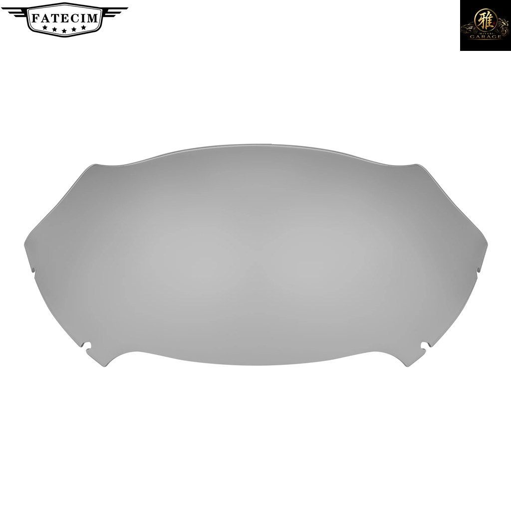 FATECIM 9 INCH SMOKE FRONT WINDSHIELD WINDSCREEN MOTORCYCLE DEFLECTOR COVER PLATE HARLEY ROAD GLIDE FLTRX 2015-2023 20,113円
