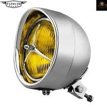 7'' LED CLASSIC BRIM TRIM COVER HEADLIGHT COVER MOTORCYCLE HEADLIGHT HARLEY LUCAS