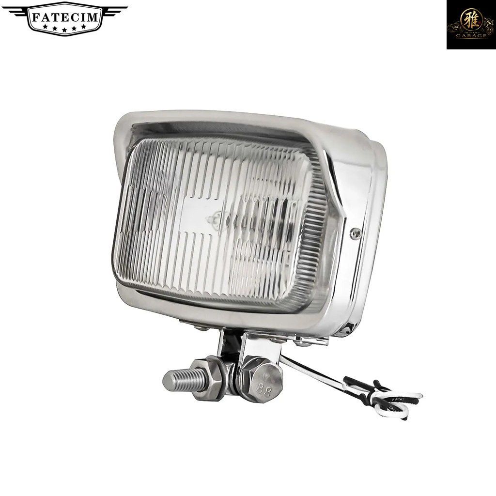 39-2-1-06 DIXIE 6V 45W MOTORCYCLE HEADLIGHT ASSEMBLY RECTANGLE LAMP