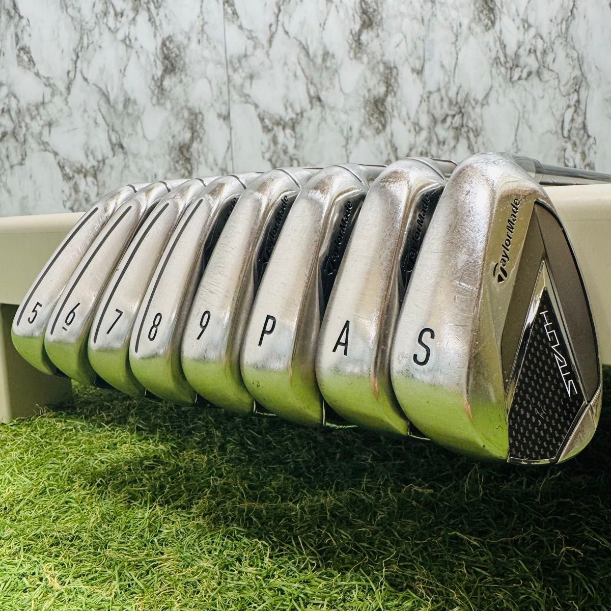 【A在】豪華8本 テーラーメイド ステルス メンズアイアンセット S A在】豪華8本 テーラーメイド ステルス メンズアイアンセット S - メルカリ