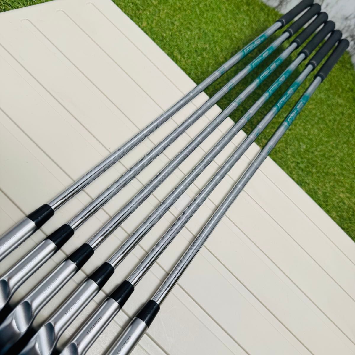 良品】王道 ピン i230 赤ドット メンズアイアンセット 6本 スチール S