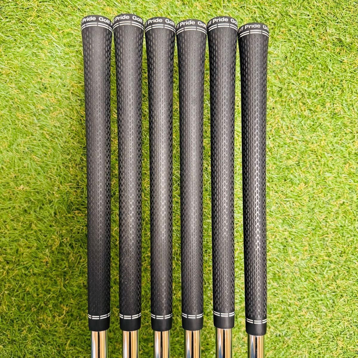 良品】王道 ピン i230 赤ドット メンズアイアンセット 6本 スチール S