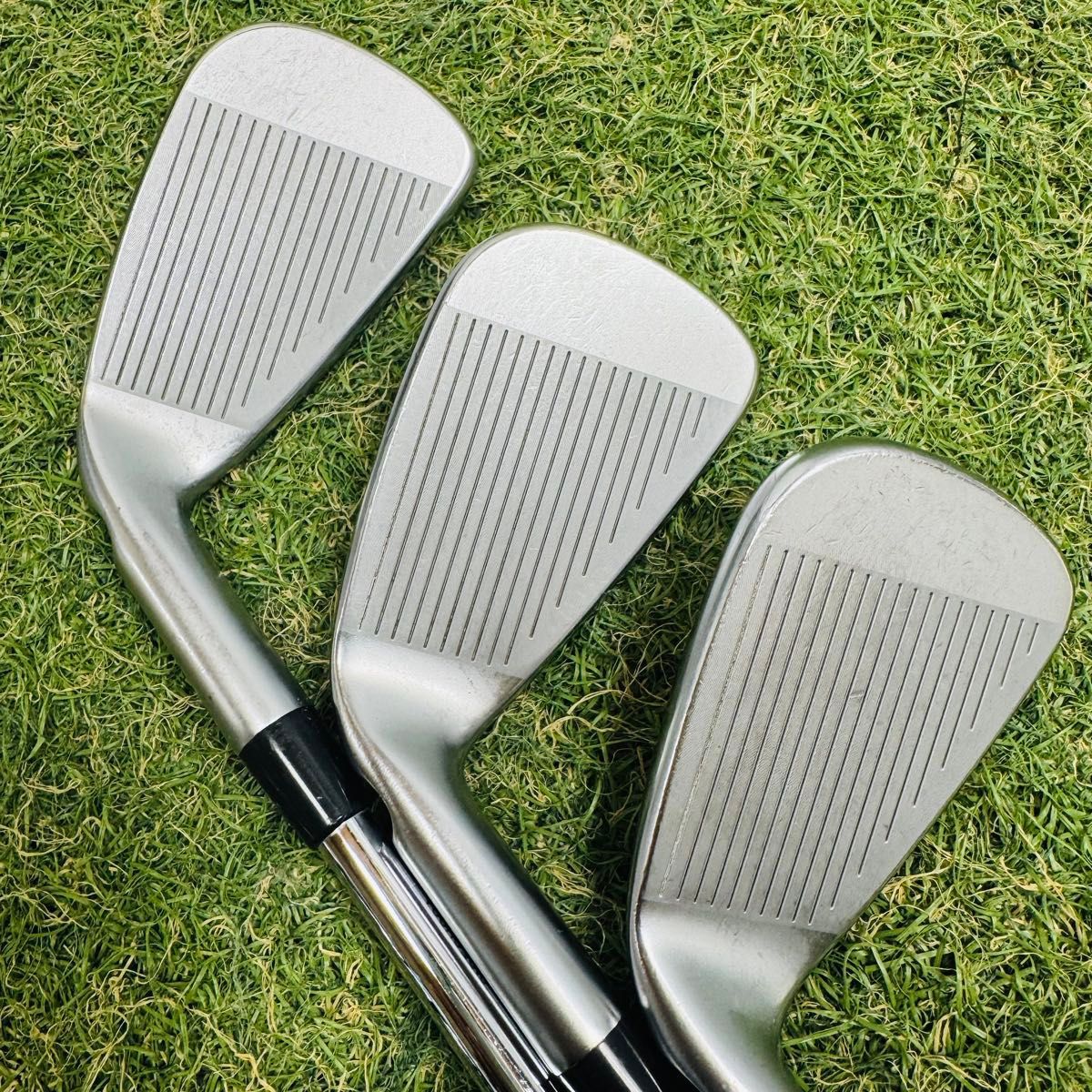 良品】王道 ピン i230 赤ドット メンズアイアンセット 6本 スチール S