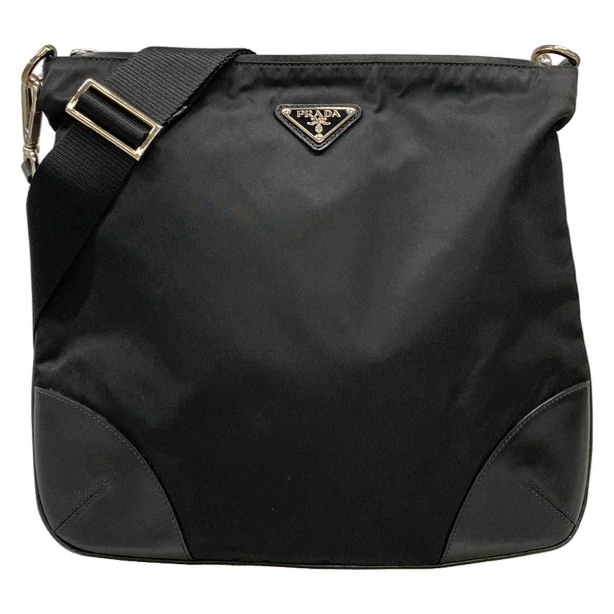 PRADA(プラダ) ショルダーバッグ - 黒 レザー