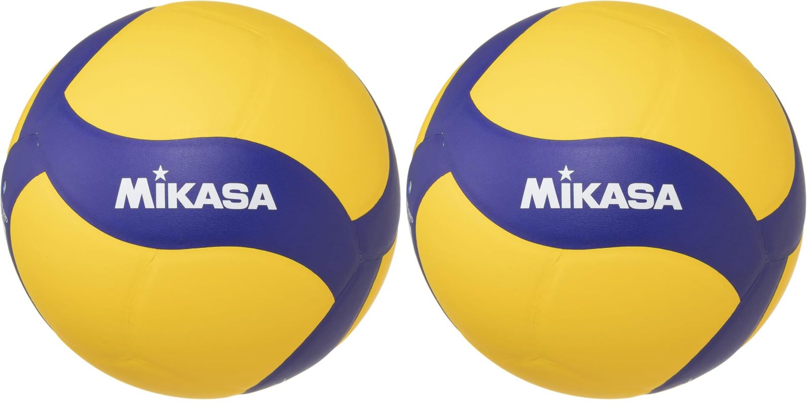 新品 ミカサ(MIKASA) バレー トレーニング メディシンボール 4号 (中学・婦人用) 400g イエロー/ブルー VT400W 推奨内圧0.3(kgf/?) (× 2)