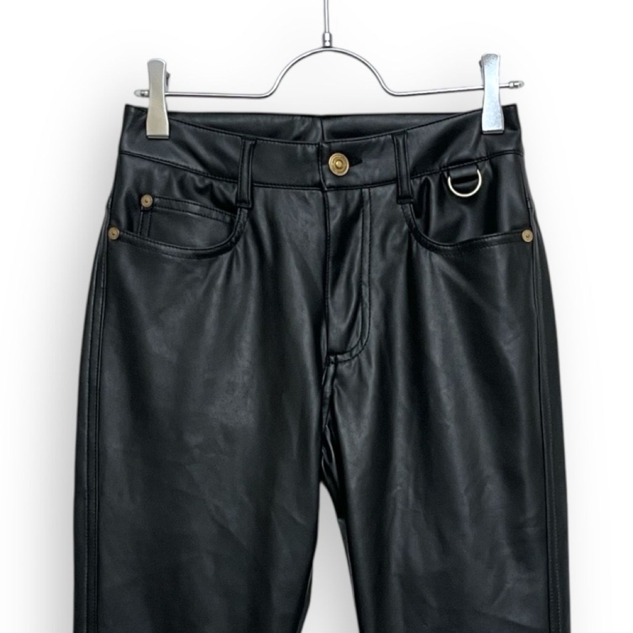 ERMANNO SCERVINO エルマンノ シェルヴィーノ フェイクレザー パンツ