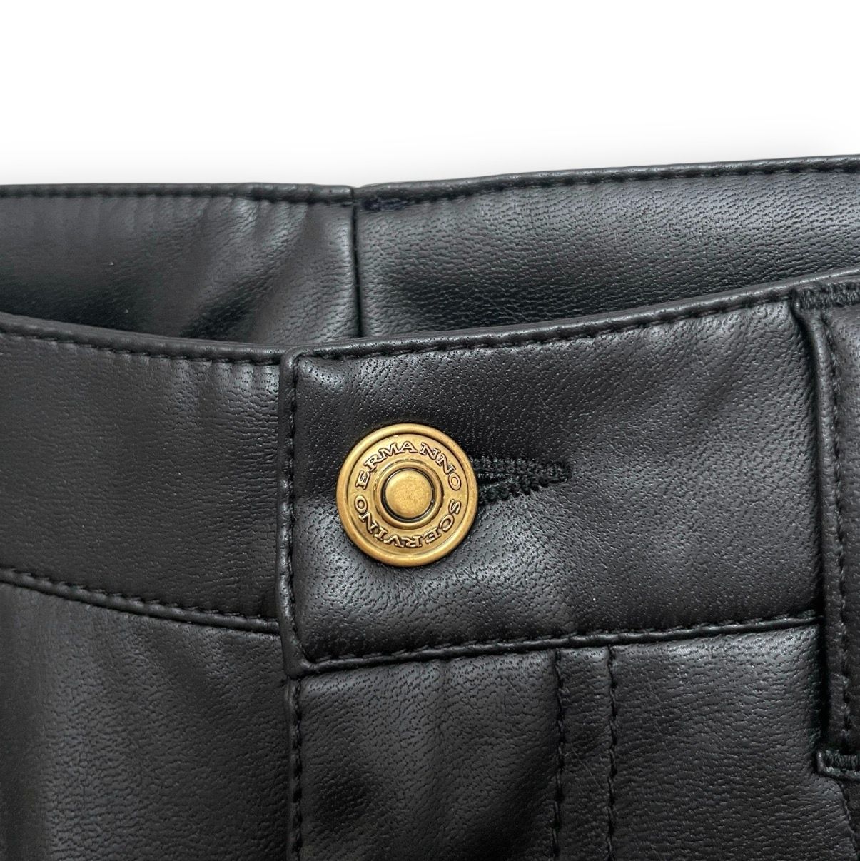 ERMANNO SCERVINO エルマンノ シェルヴィーノ フェイクレザー パンツ