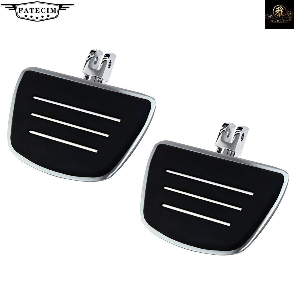 MOTORCYCLE FOOT PEGS FRONT REAR PEDALS SLIPSTREAM FOOTREST HARLEY 2018-2024 SOFTAIL FAT BOY FLSB STREET BOB FXBB FAT BOB
