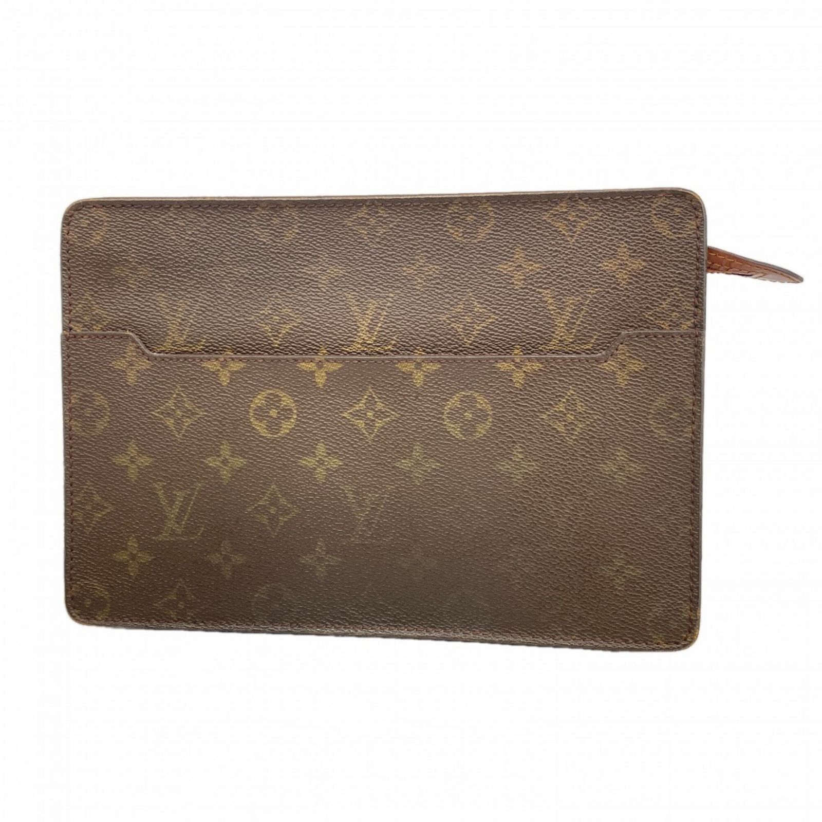 ルイ・ヴィトン(Louis Vuitton) ルイ・ヴィトン クラッチバッグ モノグラム ポシェットオム M51795 ブラウンメンズ