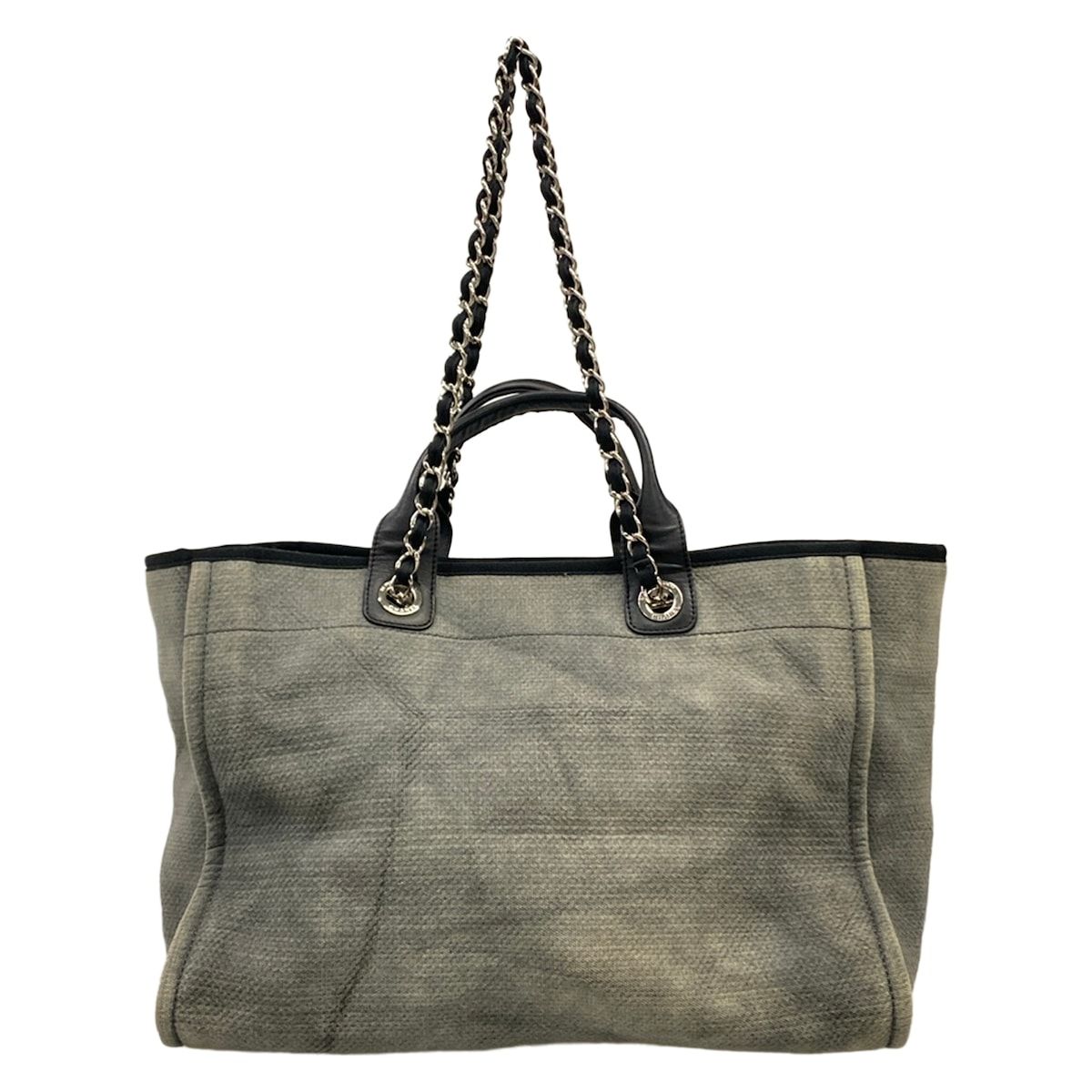 【人気】CHANEL シャネル ドーヴィル チェーン トートバッグ グレー バッグ シャネル ドーヴィル チェーントートバッグ グレー