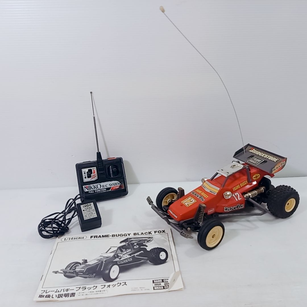 NIKKO ニッコー フレームバギー ブラックフォックス 1/14SCAE ラジオコントロール 1985　昭和レトロ