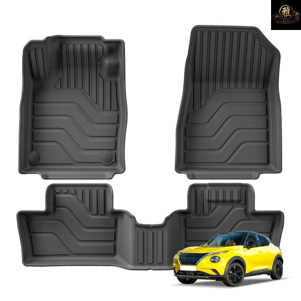 NISSAN JUKE FUEL 2020-2024 CAR FLOOR MATS CARGO LINER TRUNK PAD TPE 3D FOOT MAT ALL WEATHER