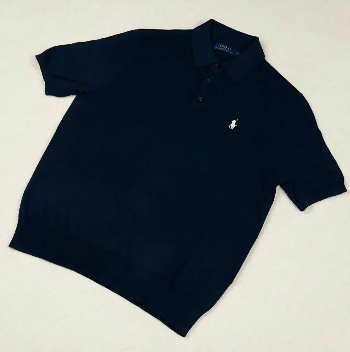 ポロラルフローレン 半袖 Tシャツ ピマコットン カラーTシャツ ネイビー XL 新品 17,731円