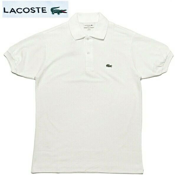 LACOSTE クラシック ピケ ポロシャツ ブラン T5サイズ L1212 ラコステ CLASSIC PIQUE POLO L1212 送料無料 新品訳あり(lc-l1212b-t5)
