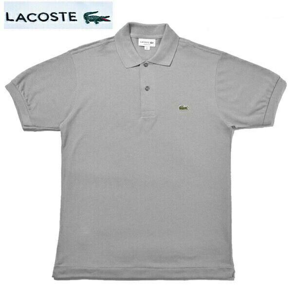 LACOSTE クラシック ピケ ポロシャツ プラチナム T3サイズ L1212 ラコステ CLASSIC PIQUE POLO L1212 送料無料 新品訳あり(lc-l1212p-t3) 7,693円