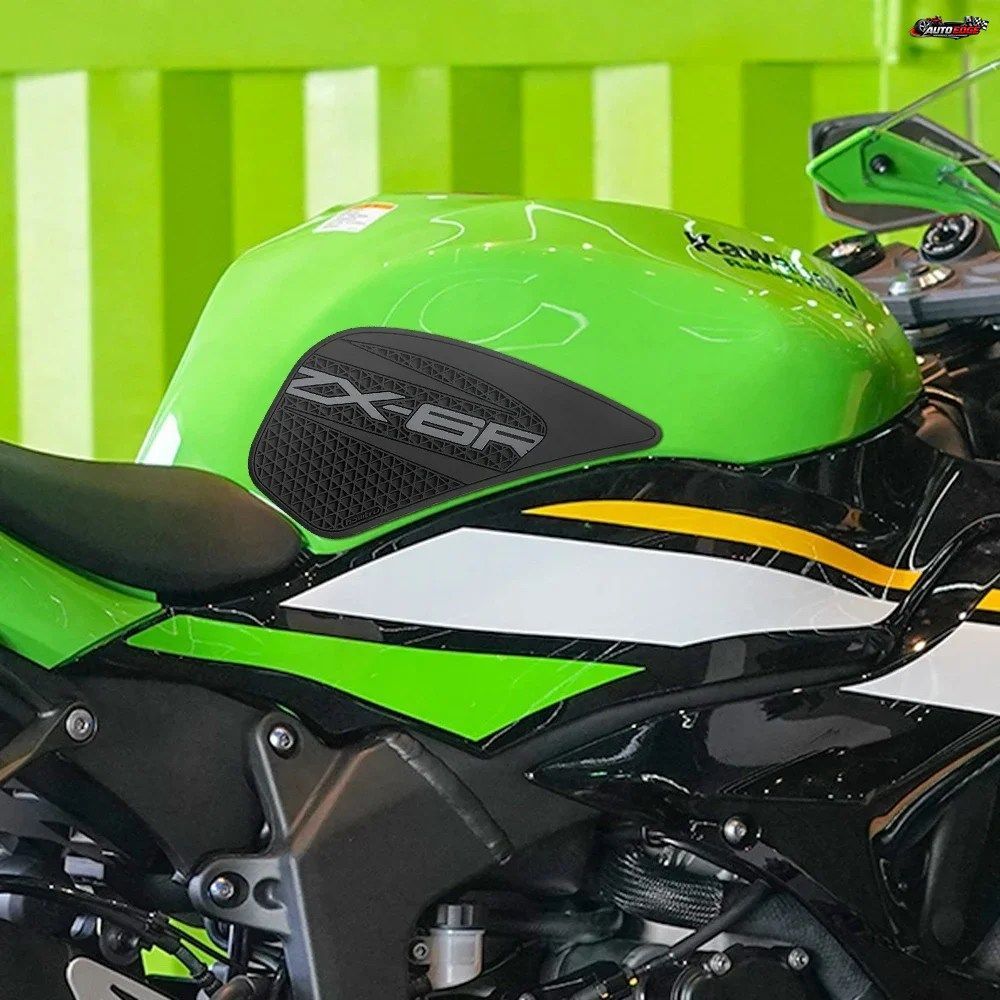 カワサキ ZX-6R ZX6R 2009-2016 用モーターサイクルサイドタンクパッド