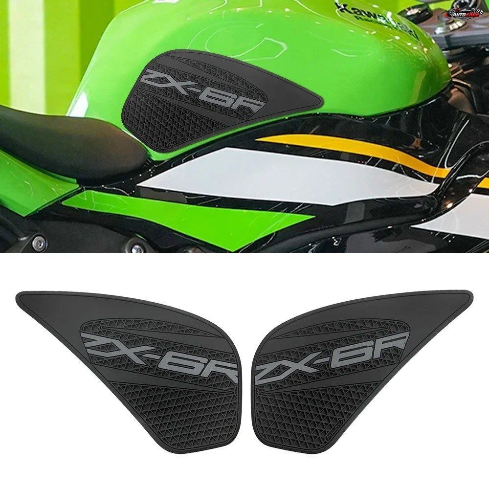 カワサキ ZX-6R ZX6R 2009-2016 用モーターサイクルサイドタンクパッド