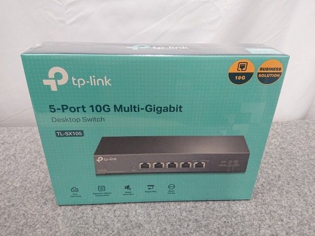 【未使用品】 TP-link TL-SX105 スイッチングハブ 5ポート 10G デスクトップスイッチ
