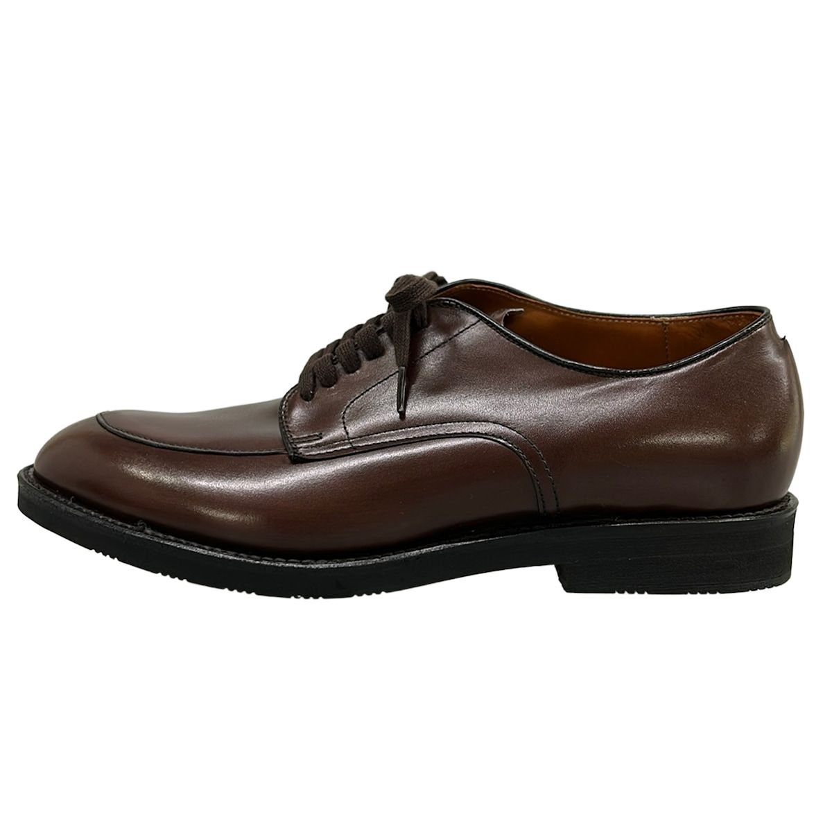 Alden(オールデン) シューズ 9 メンズ美品 - ブラウン Vチップ/ドレスラバーソール/クリスピン別注/N8606 レザー 64,460円
