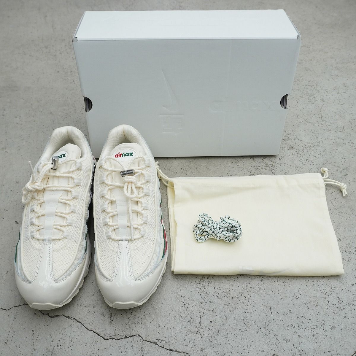 国内正規 新品 25AW NIKE ナイキ × UNDEFEATED アンディフィーテッド Air Max 95 SP エアマックス95 スニーカー IB4453-100 セイル 3616Q♪