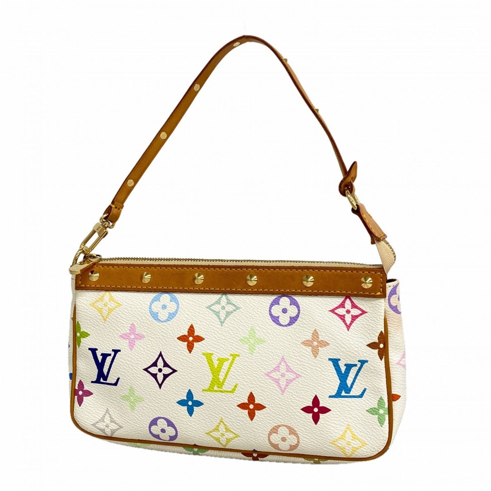 ルイ・ヴィトン(Louis Vuitton) ルイ・ヴィトン バッグ・ポーチ モノグラム・マルチカラー ポシェットアクセソワール M92649 ブロンレディース