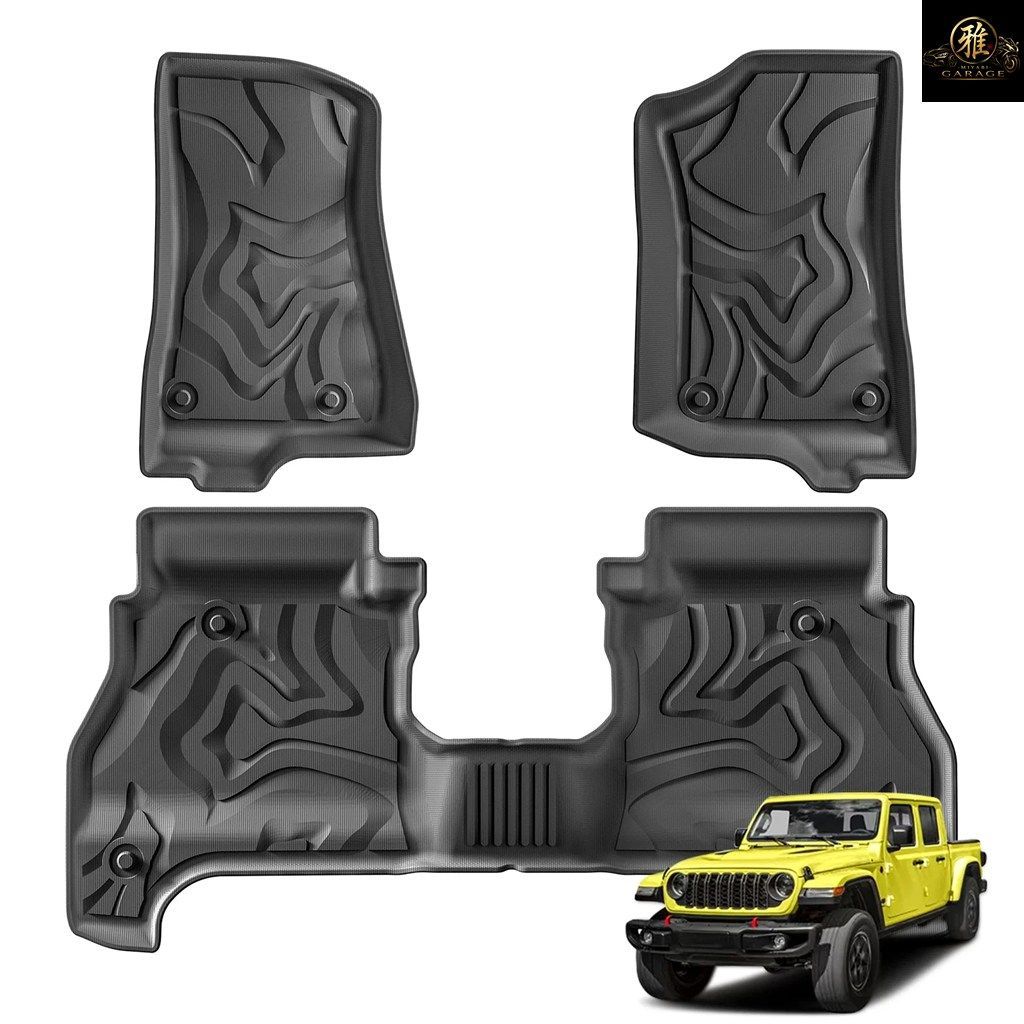 JEEP GLADIATOR JT CARGO LINER TRUNK MAT MAT TPE WATERPROOF WEAR-RESISTANT FLOOR MATS CAR 2020-2024