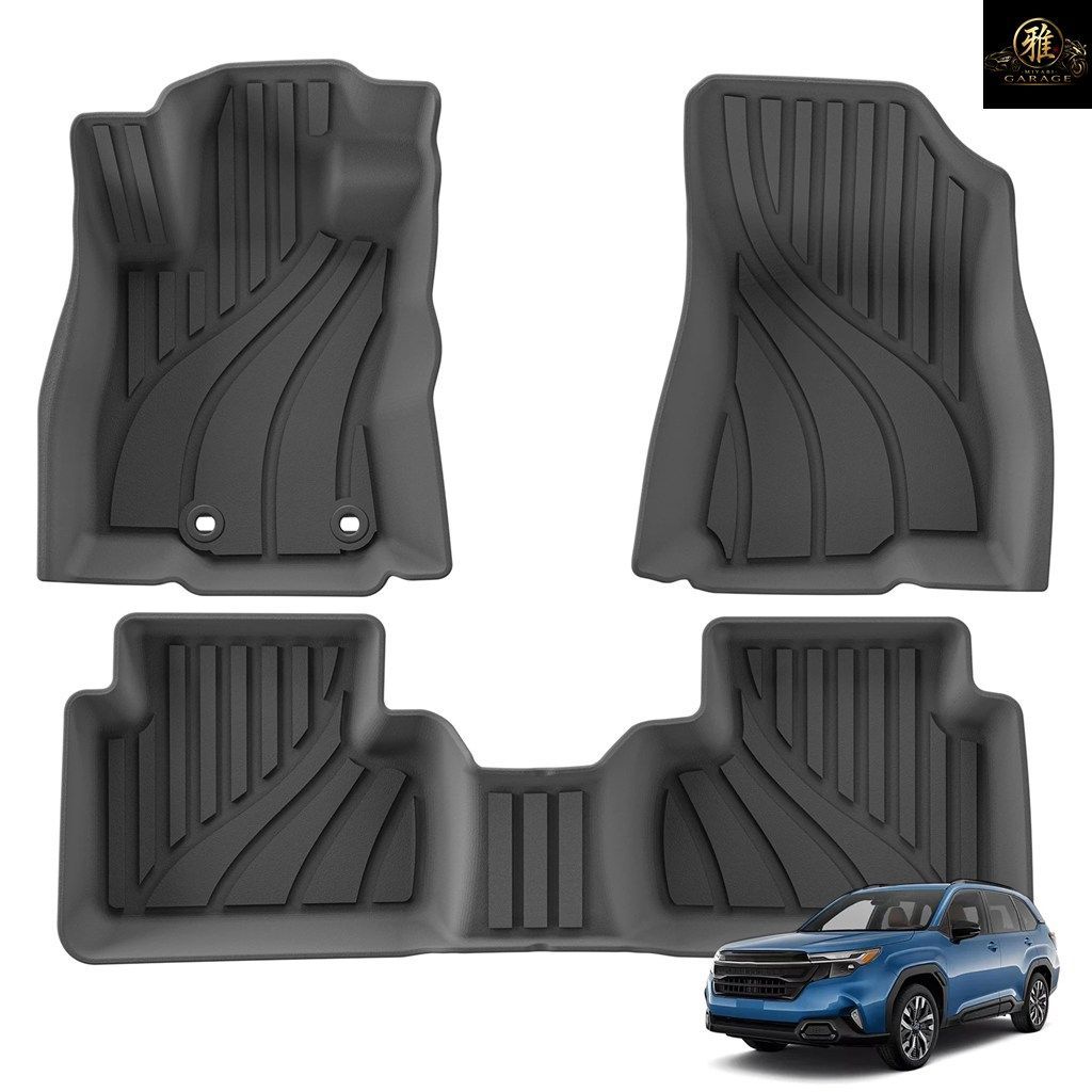 SUBARU FORESTER 2025 TPE 3D CAR FLOOR MATS CARGO LINER TRUNK PAD WATERPROOF ALL WEATHER