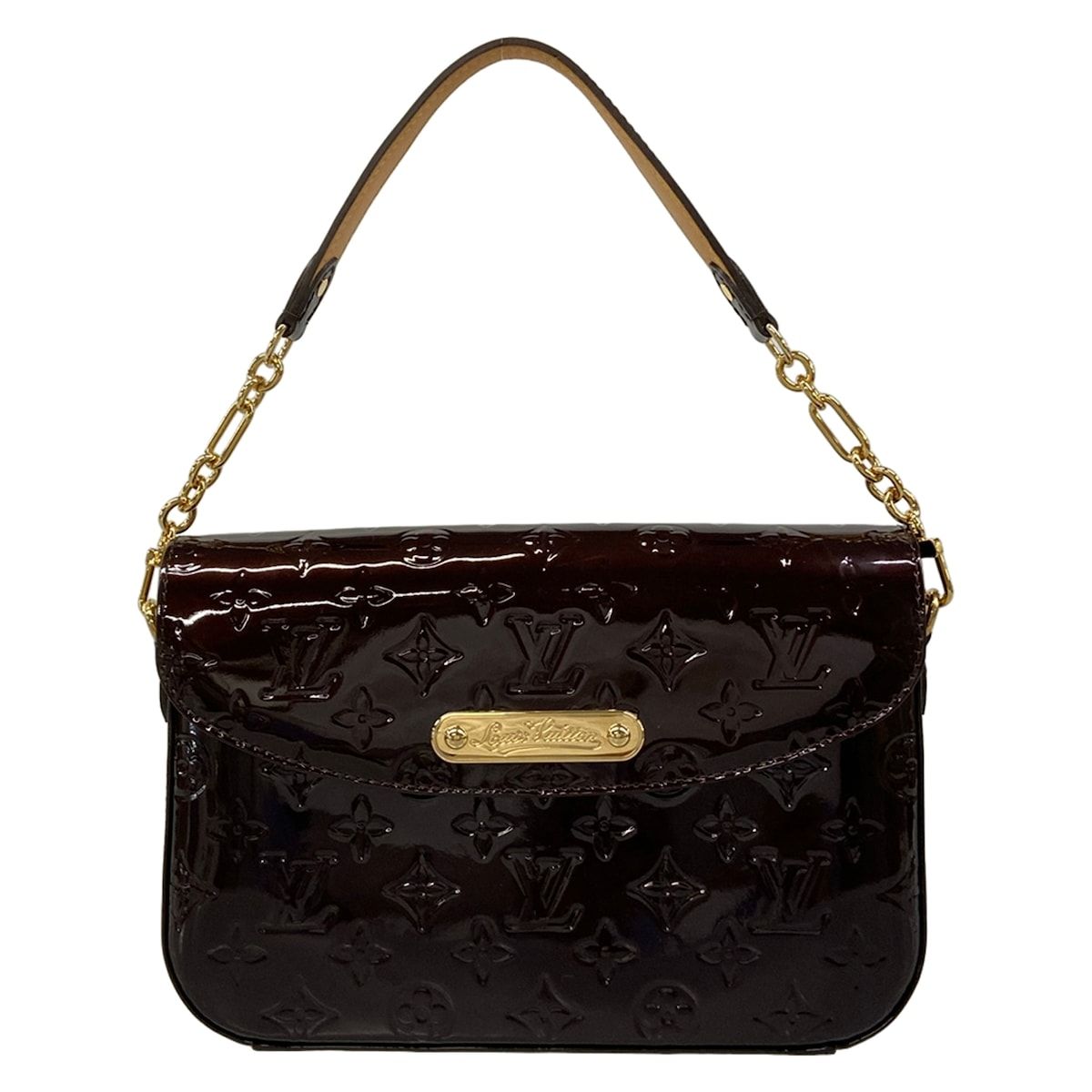 LOUIS VUITTON(ルイヴィトン) ショルダーバッグ モノグラムヴェルニ ロデオドライブ M93598 アマラント レザー