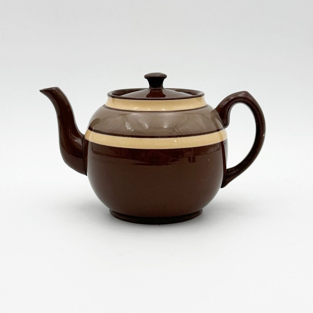 Pottery Tea Pot 茶器 ポット 食器 ティー ポッタリー 陶器 ブラウン 
