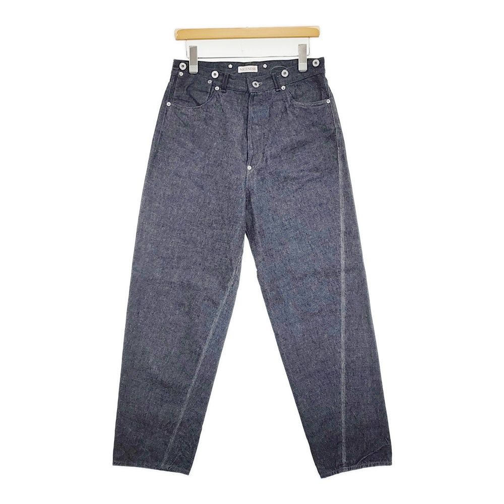 NICENESS SHARKY シャーキー 定価64900円 ロウデニム ツイストジーンズ NN-1803T17 デニムパンツ 26SS ネイビー メンズ ナイスネス【中古】6-0526G♪