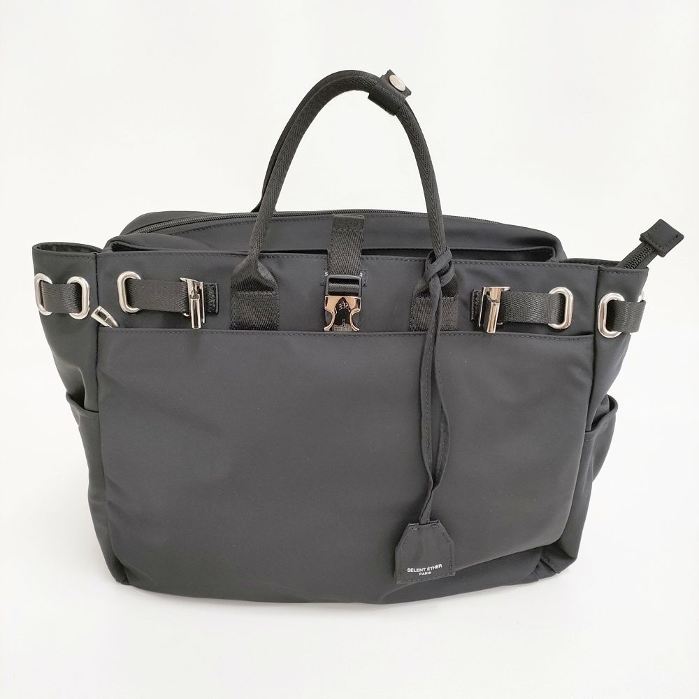 SELENT ETHER セレーンエーテル PASSION36 BLACK 3WAY フォーマル トート ショルダー リュック ビジネスバッグ ブラック レディース【中古】6-0526G♪