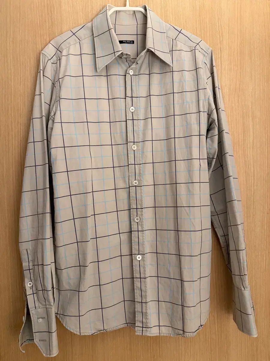miumiu 2000s PAT stripe shirt