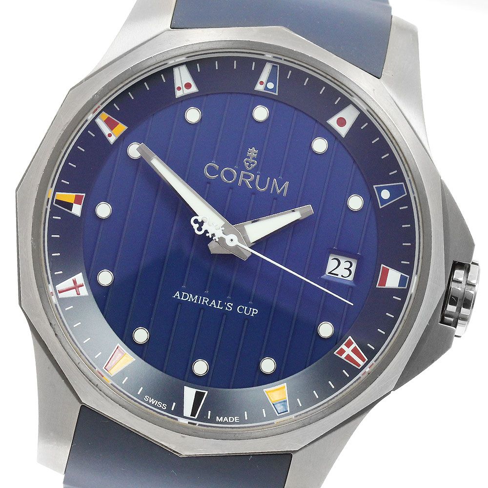 コルム CORUM 01.0146 アドミラルズカップ デイト 自動巻き メンズ _963370