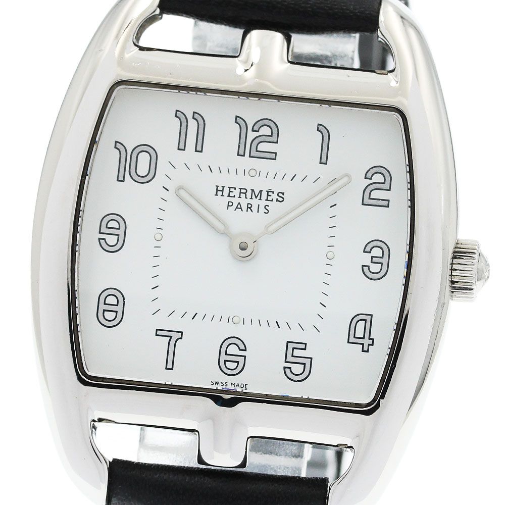 エルメス HERMES CT1.710 ケープコッド トノー クォーツ メンズ _961331