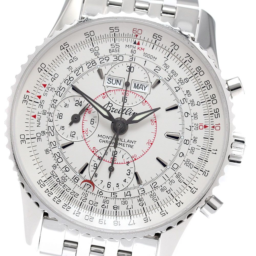 ブライトリング BREITLING A21330 モンブリラン ダトラ トリプルカレンダー クロノグラフ 自動巻き メンズ 保証書付き_948618